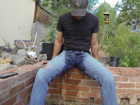 Power pissing my jeans 5 times in the