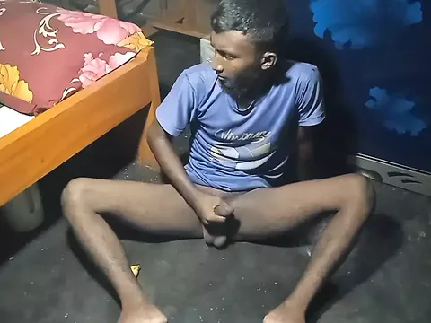 Indian stud fucks his ebony Indian