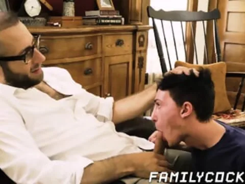 Stepson and stepfather lower oneself