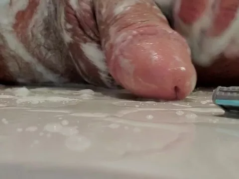 Fall asleep my cock in the shower