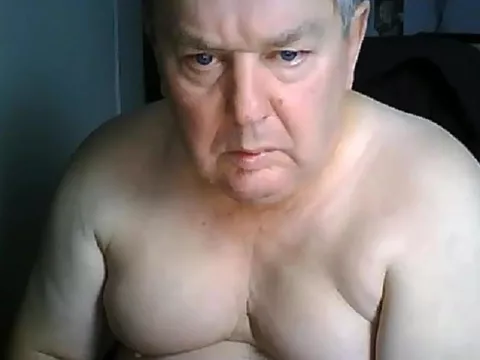 grandpa trample depart on webcam
